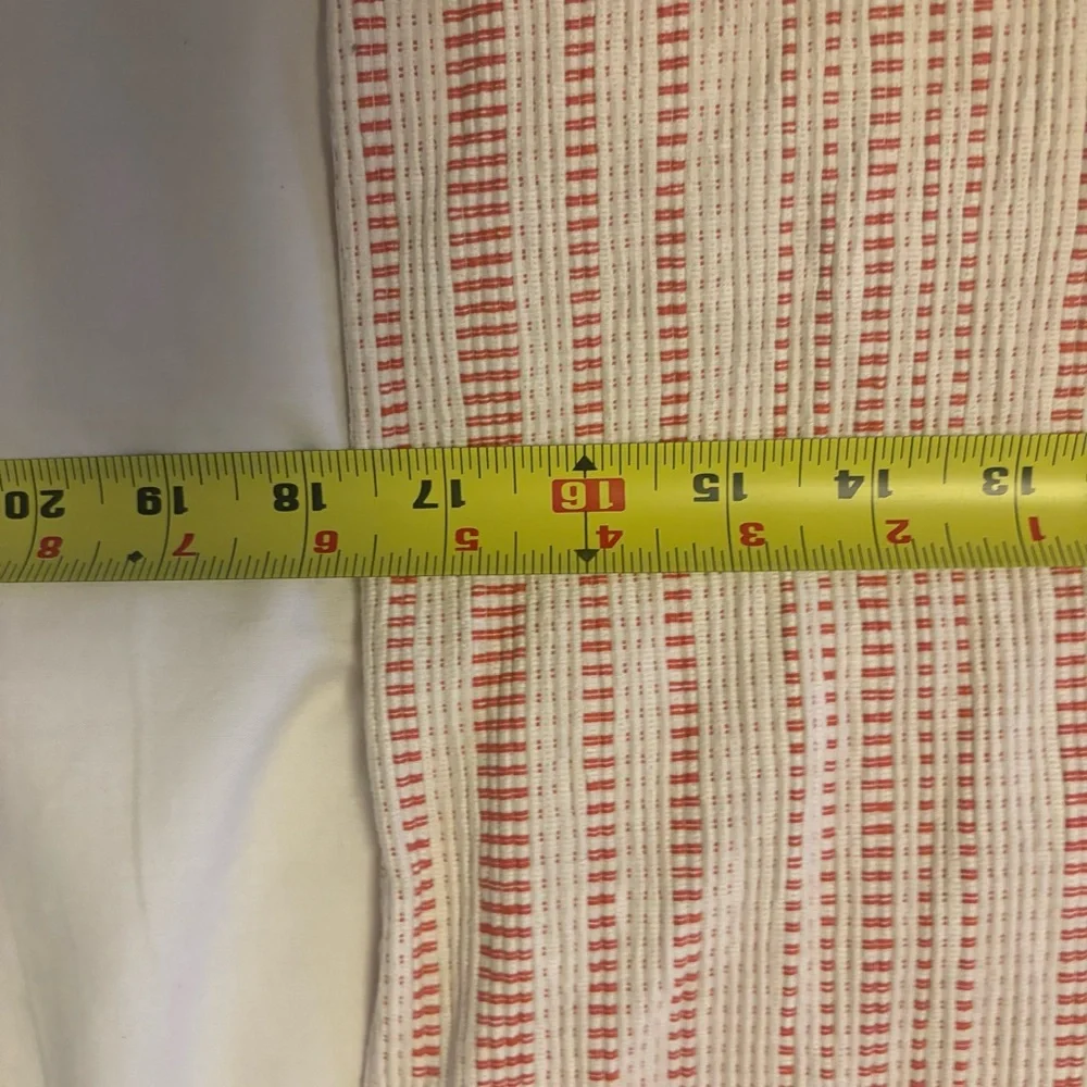 Lauren Striped Red and Cream Pillow Case set of 2
